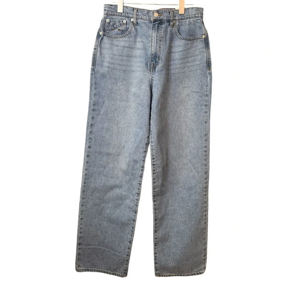 Unpublished Anthropologie Hi Rise Loose Stacked Leg Jeans in Highland. NWT. 28 - Picture 2 of 14